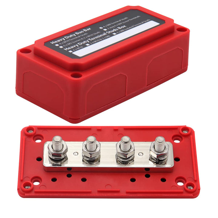 Sammelschiene 12v - 48v DC Busbar 300A M10 Verteilerschiene Geländewagen Masseverteiler Boot Camper
