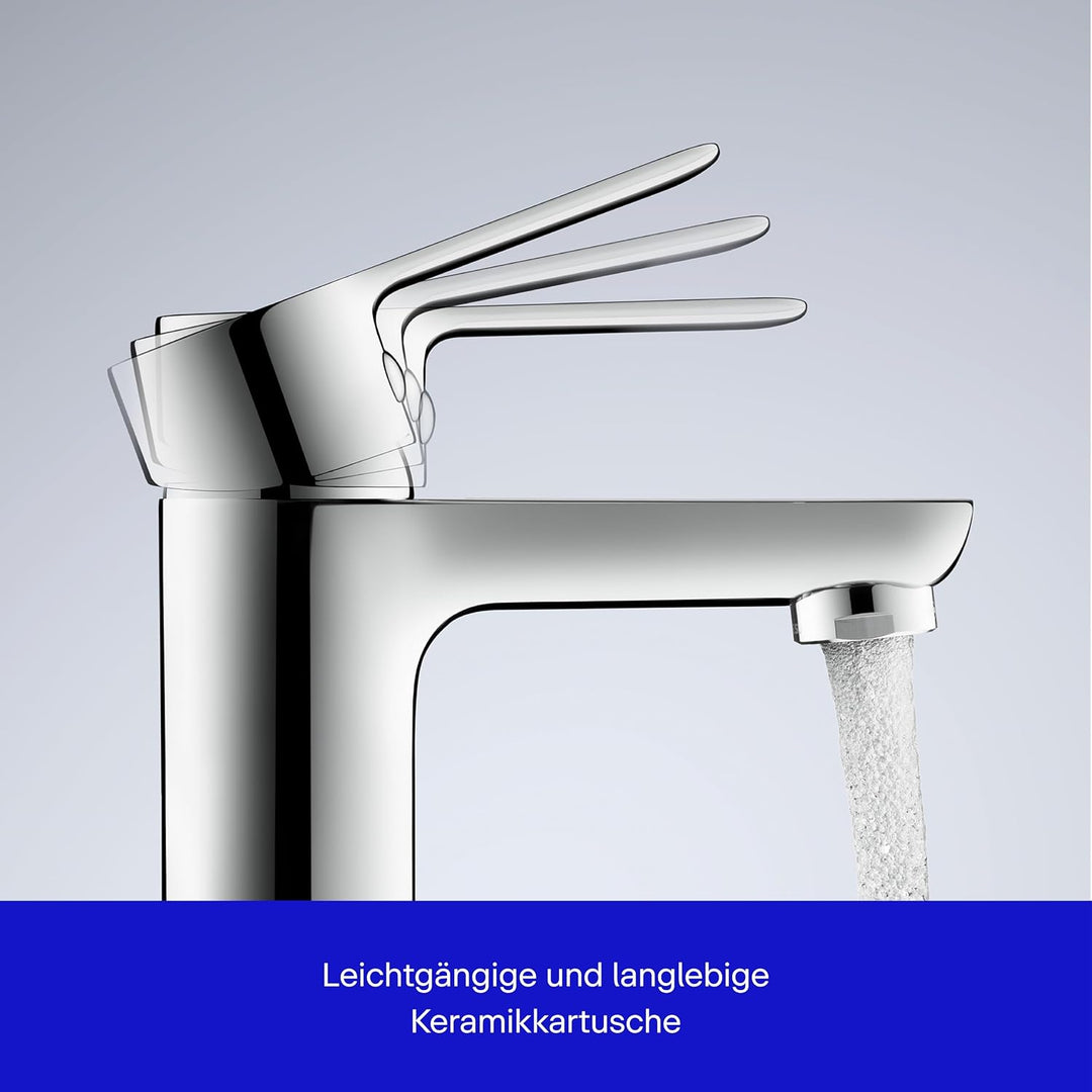 Duravit D-Code Waschtischarmatur, Grösse XL (Auslauf Höhe 295 mm), energiesparende Waschbecken Armat
