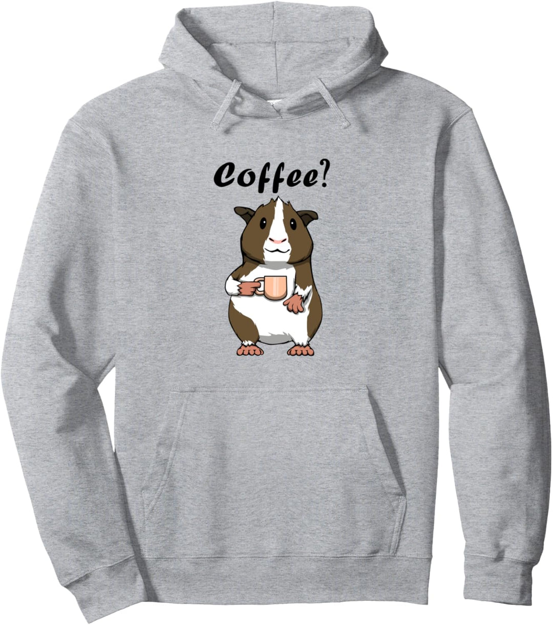 Niedliche Meerschweinchen Coffee Monday Office Pullover Hoodie