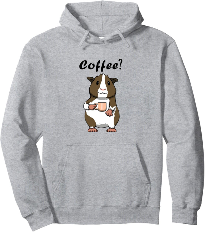 Niedliche Meerschweinchen Coffee Monday Office Pullover Hoodie
