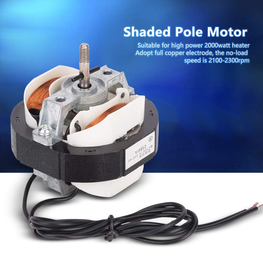 Induktionsmotor, Drehzahl 2100 bis 2300 U/min, Wechselstrom, 230 V, 50 Hz, Vollkupferelektroden-Spal