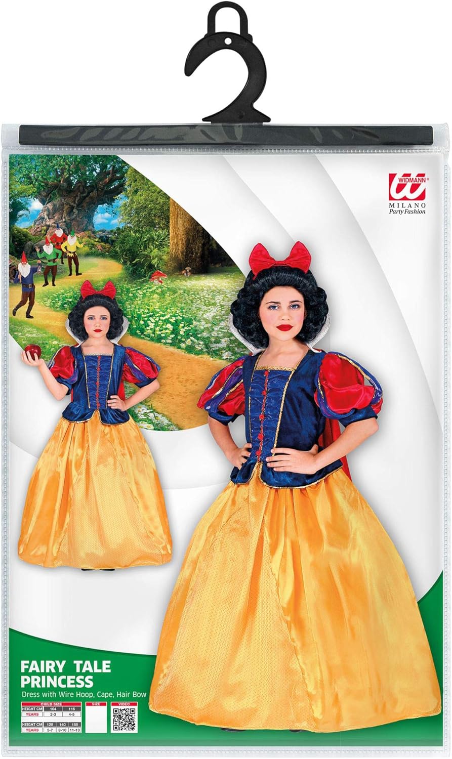 "FAIRY TALE PRINCESS" (dress with wire hoop, cape, hair bow) - (158 cm / 11-13 Years), 158