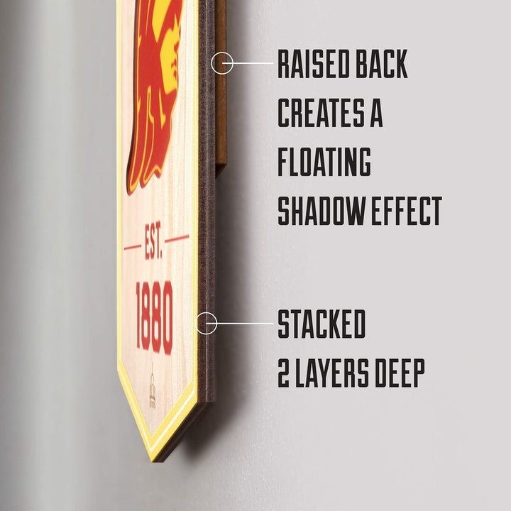 YouTheFan NFL 3D Stadion Banner, 15,2 x 48,3 cm Denver Broncos, Denver Broncos