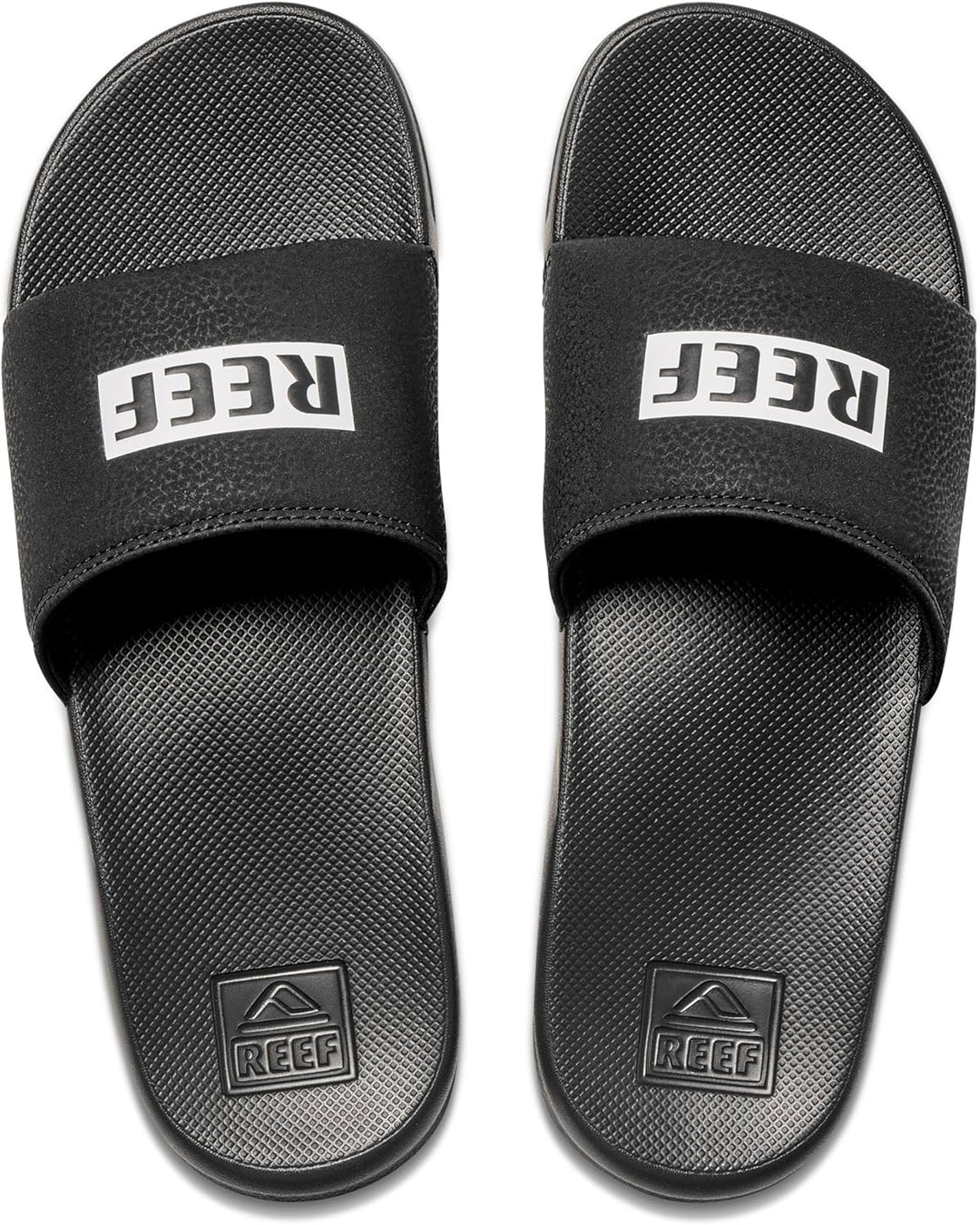 Reef Herren One Slide Schiebe-Sandalen 40 EU Reef Black White, 40 EU Reef Black White