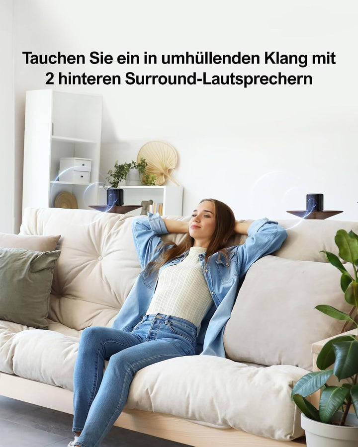 ULTIMEA 5.1 Soundbar mit Dolby Atmos, Surround Sound System, Aura A50 Pro | App Control, Home Theate