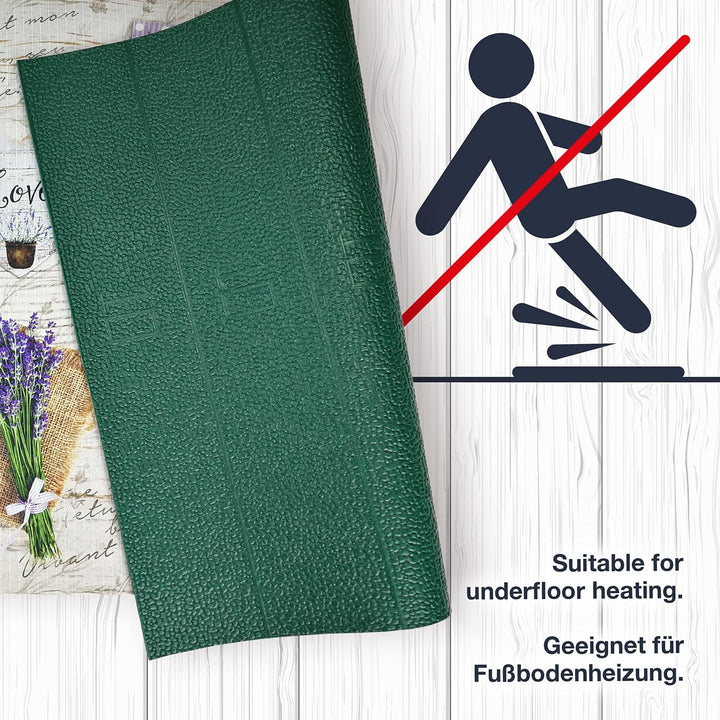 WohnDirect Küchenläufer für Innen bis 10m Länge - 100% Polyester Küchenläufer rutschfest & leicht ab