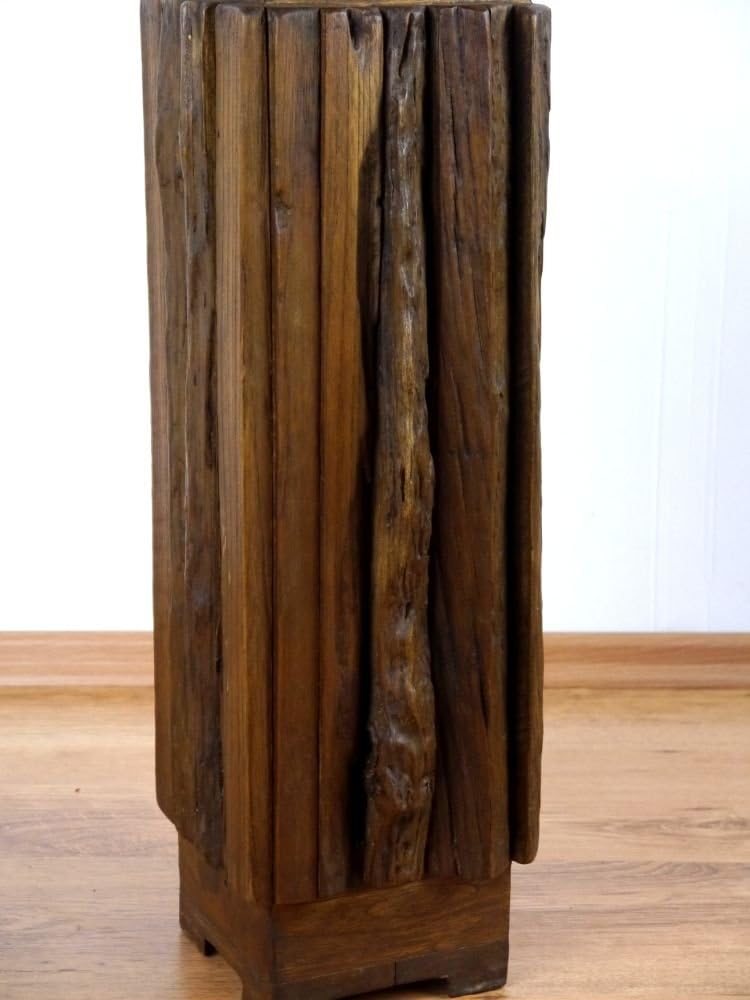 livasia Regenschirmständer aus Teakholz oder Hartholz, Schirmhalter, Schirmständer, Regenschirmhalte