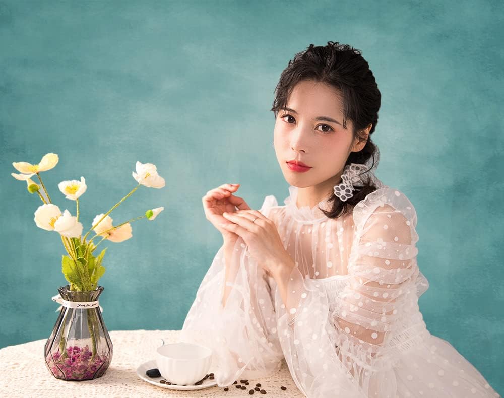 Kate 1.5x2.2m Cyan Portrait Hintergrund Cyan Textur Hintergrund Cyan Mikrofaser Hintergrund Studio R