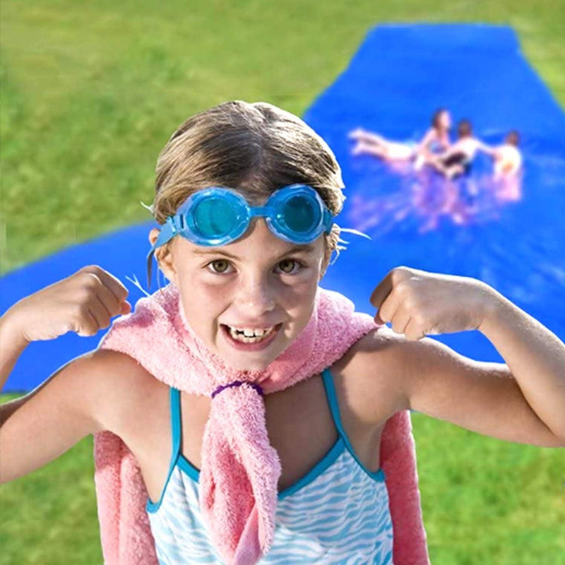 Offizielle XXXXXL Riesige Maxi Wasserrutschmatte | 20 Meter Wasserrutsche | Bauch Rutscher Premium Q