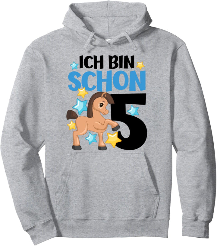 5. Geburtstag Mädchen Reiterin Tochter 5 Jahre Alt Pony Pullover Hoodie