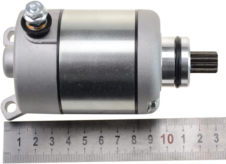 GOOFIT 10T 12V Elektrostarter Motorzubehör Fit Motor ersatz Für TRX450 2006-2014 Motorrad Quad ATV U