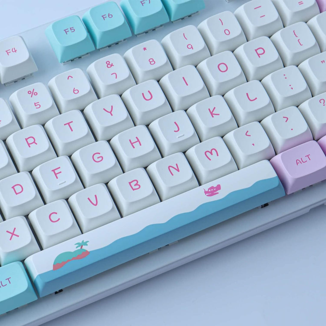 PBT Keycaps 138 Tasten XDA Profile Dye-Sublimation Custom Cute Keycaps für Gateron Cherry MX Schalte