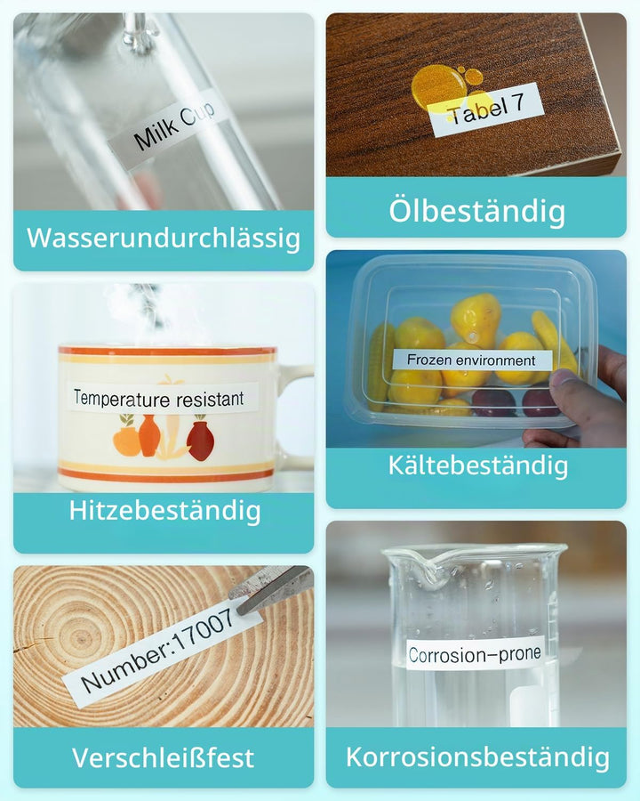 Fimax Tze-231 12mm Tz-231 Schriftband kompatibel mit Brother P-touch Bänder 12mm 0.47 Laminated Tz T