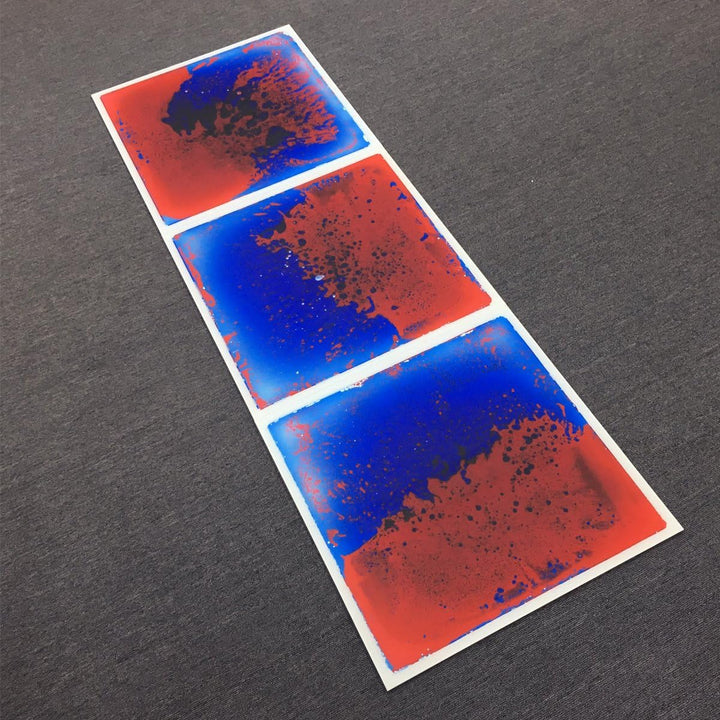 Art3d Bunte, flüssige Tanzboden-Puzzles Spielmatte, dekoratives Bodenbelag-System 1 Tile (12" x 12")