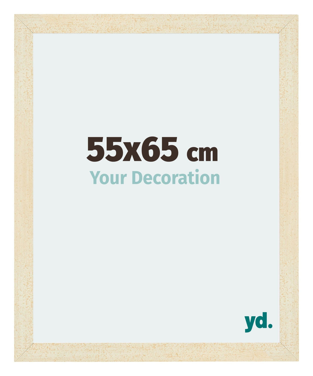 yd. Your Decoration - Bilderrahmen 55x65 cm - Bilderrahmen aus MDF mit Acrylglas - Antireflex - Ausg
