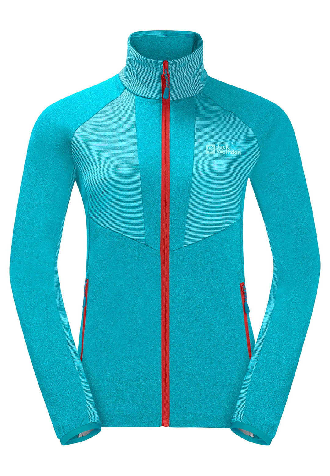 Jack Wolfskin Damen Blattsteig Fleecejacke XXL 1283 scuba, XXL 1283 scuba