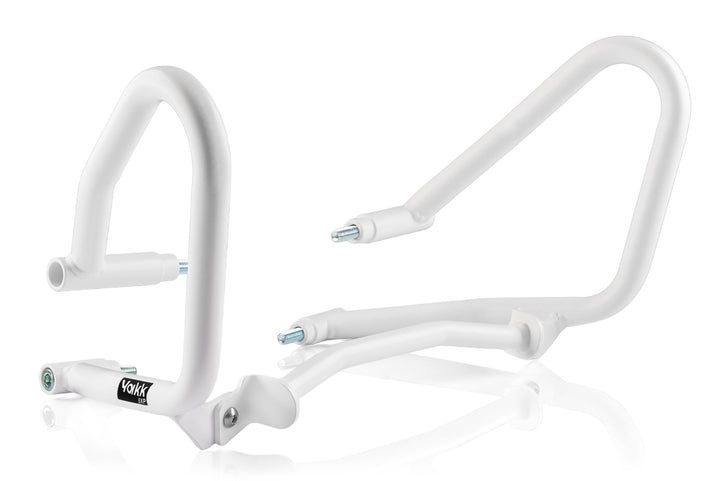 Sturzbügel Motorschutzbügel für Husqvarna 701 KTM 690 weiss Yakk EXP (Weiss), Weiss
