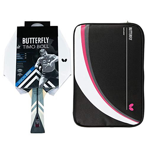 Butterfly® Timo Boll Vision 2000 Tischtennisschläger | Tischtennis Racket Bat TT Profi Wettkampfschl