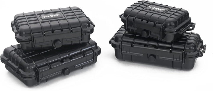 HMF ODK500 Outdoor-Koffer klein, wasserdichte Box für Boot und Freizeit | 19,8 x 9,6 x 6,3 cm, 19,8