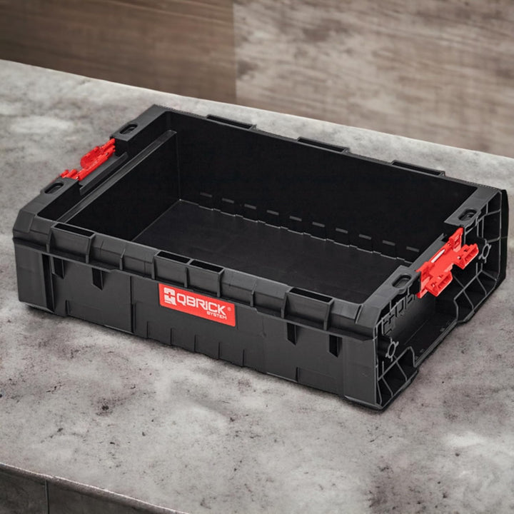 Qbrick Werkzeugkasten ohne deckel Werkzeugkorb – 450 x 310 x 130 mm - Modulare offene Werkzeugkiste
