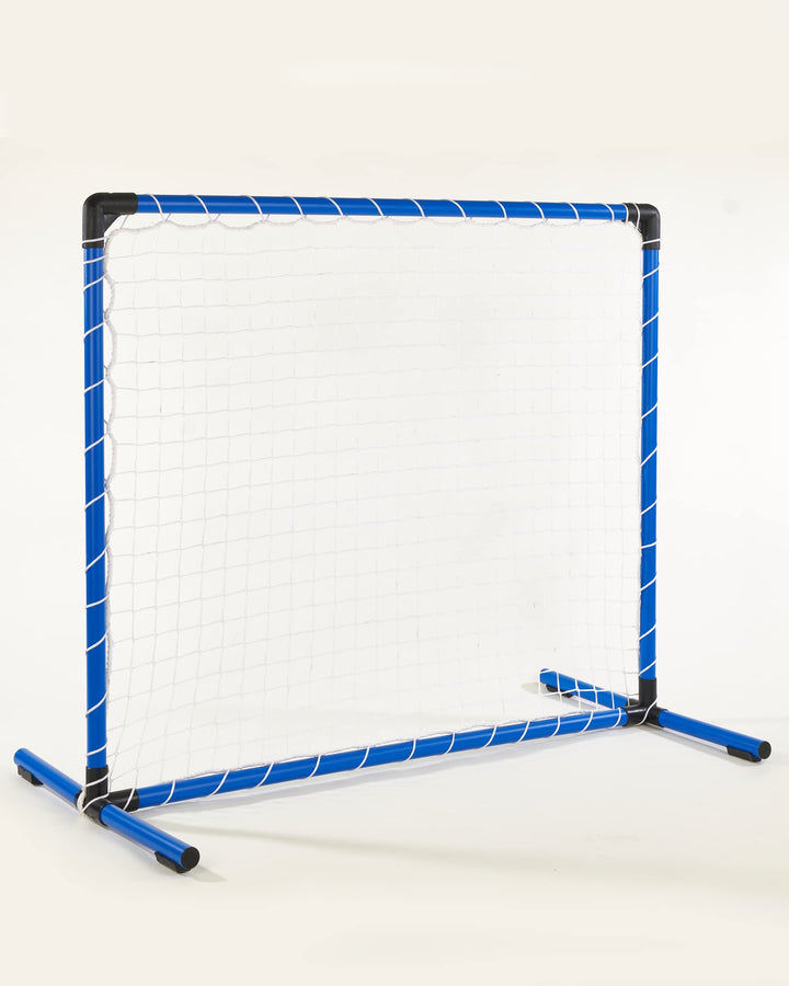 Hoopers-Gate – Blau – 100×90cm – mit weissem Netz – wetterfest & leicht – für Hoopers-Parcours, Blau