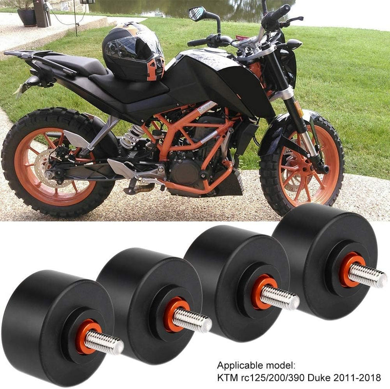 VOBOR Motorrad Schieberegler Sturzschutz,Supermoto Sturzpads,Hochwertiger Aluminium Schwingenadapter