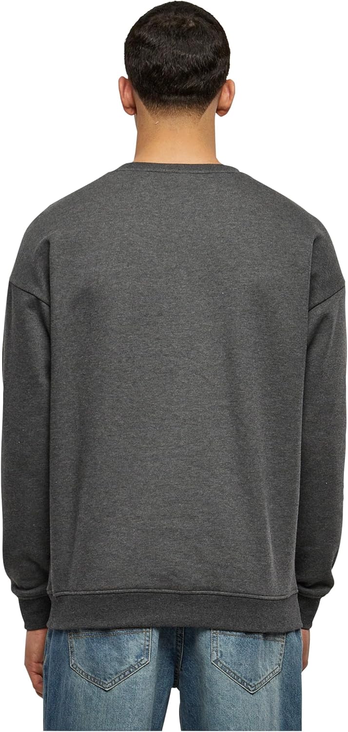 Urban Classics Basic Crewneck Männer Langarmshirt schwarz Basics, Streetwear S Grosse Grössen Charco