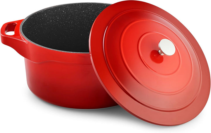 Pradel Excellence - PCUI003003 - Runder Schmortopf Magma aus Aluminiumguss Ø28cm - Antihaftbeschicht