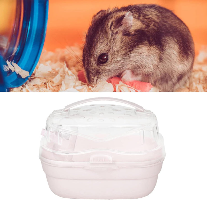 Hamster Travel Cage Hamster Carrier Tragbare Leichte Tragetasche für Kleintiere für Reisen Im Freien