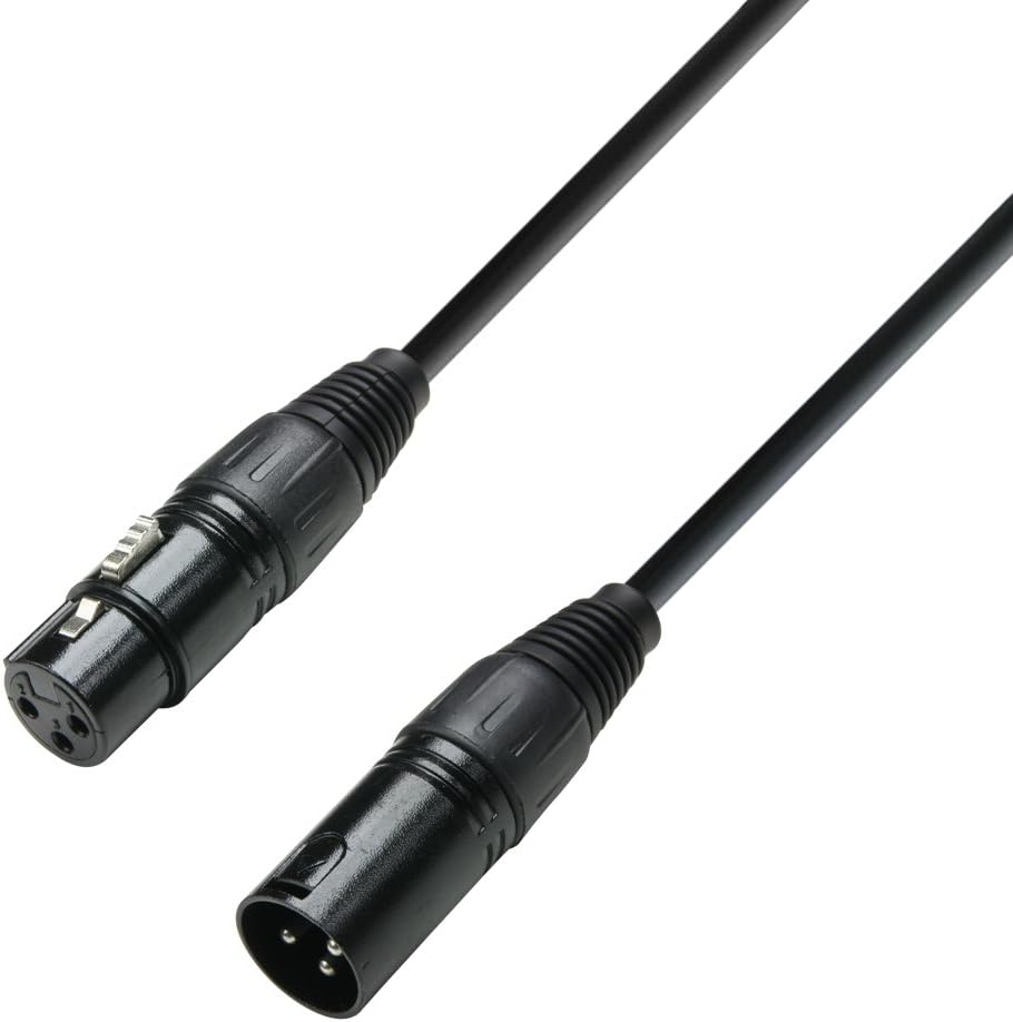 AKG P5s Professionelles dynamisches Live-Gesangsmikrofon mit Schalter &amp; Adam Hall Cables 3 Star DMF