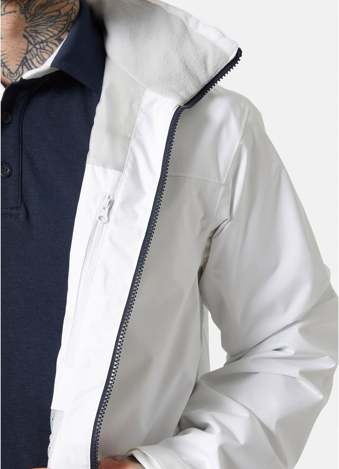Helly Hansen Herren Crew Hooded Jacke Jacke (1er Pack) S Weiss 2.0, S Weiß 2.0