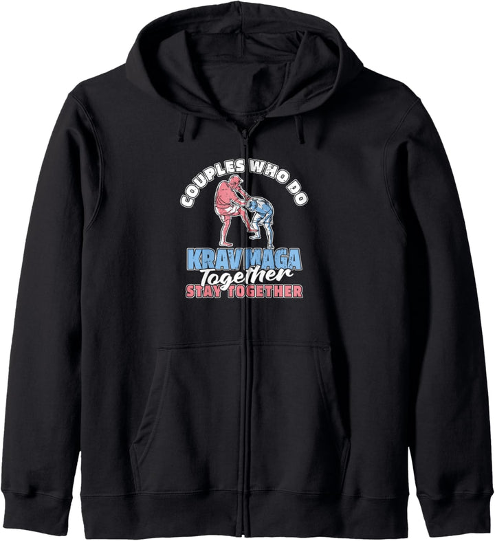 Krav Maga Paar Israel - Kampfkunst Kampfsport Krav Maga Kapuzenjacke
