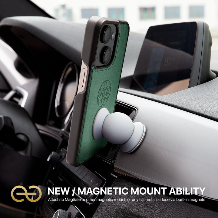 Dreem Fibonacci iPhone 14 Plus Brieftaschen-Etui / 2-in-1 stossfestes Etui und abnehmbares Folio aus