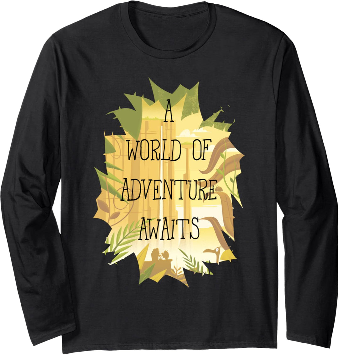 Disney Pixar Up A World Of Adventure Awaits Langarmshirt