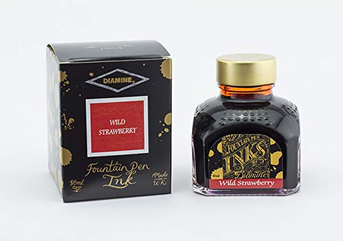 Diamine Füllfederhalter-Tinte, 80 ml, Türkis Wild Strawberry, 80 ml