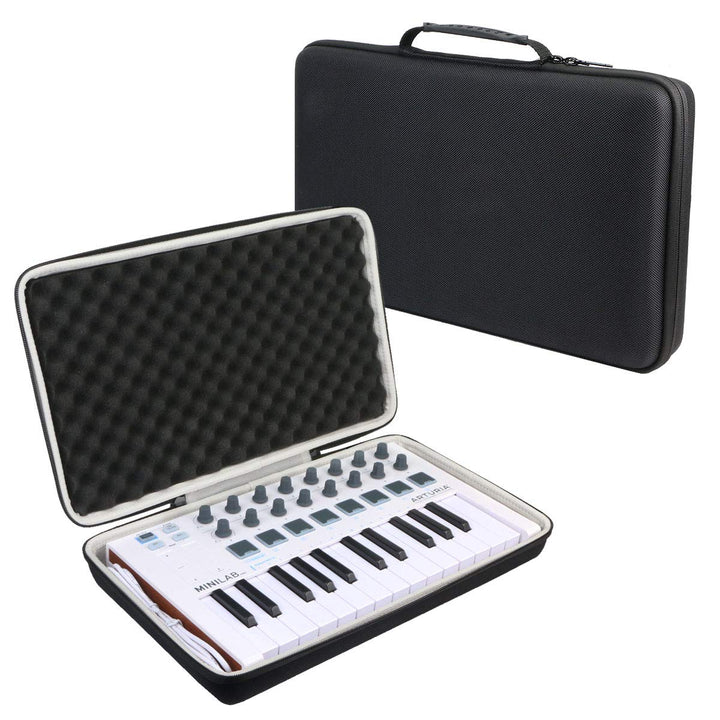 Khanka Hart Tasche Schutzhülle für Arturia MiniLab MKII Inverted Midi Controller Keyboard Case.(Nur