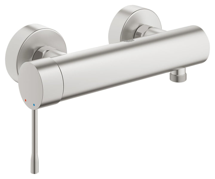 Grohe Einhand-Brausebatterie, DN 15 Wandmontage, 33636DC1, Supersteel Supersteel Edelstahl, Superste
