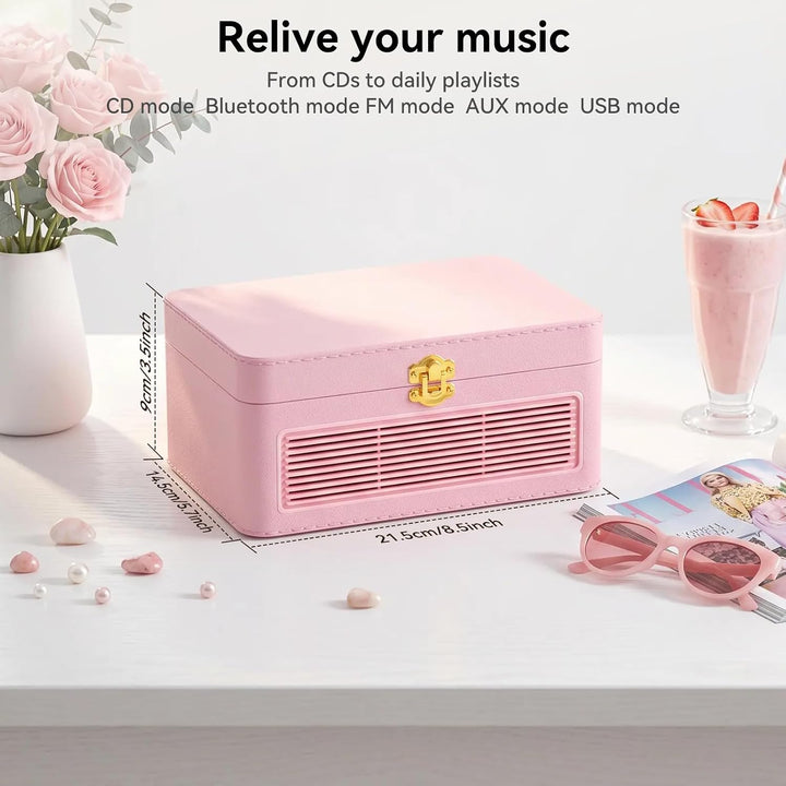 CD Player Tragbar Bluetooth: Kegaudio Radio mit CD-Player Tragbarer mit Lautsprecher Fernbedienung U