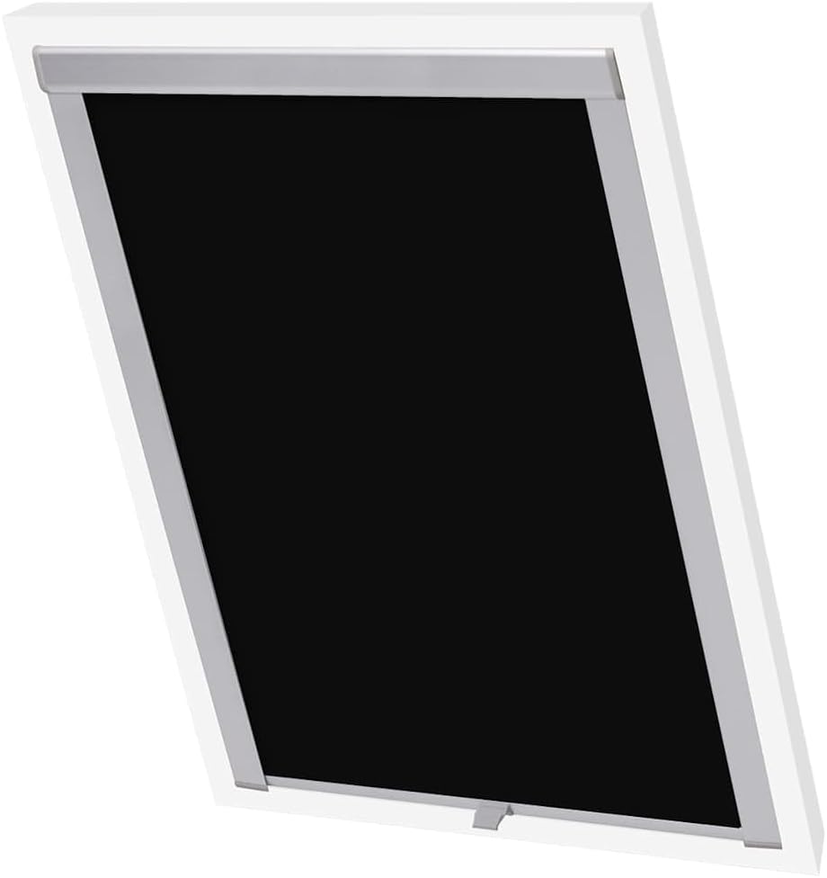 vidaXL Verdunkelungsrollo Verdunkelung Dachrollo Dachfensterrollo Schwarz F06 f06 Schwarz, f06 Schwa