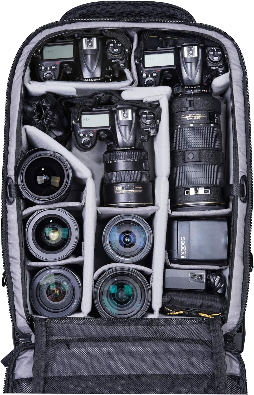 VANGUARD Kameratasche Trolley Rucksack VEO Select 55T grün VEO SELECT 59T GR, VEO SELECT 59T GR