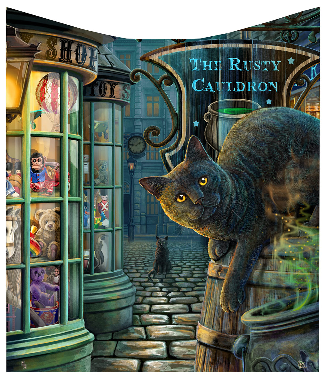 Nemesis Now Rusty Cauldron Überwurf (LP), 160 cm, Mehrfarbig
