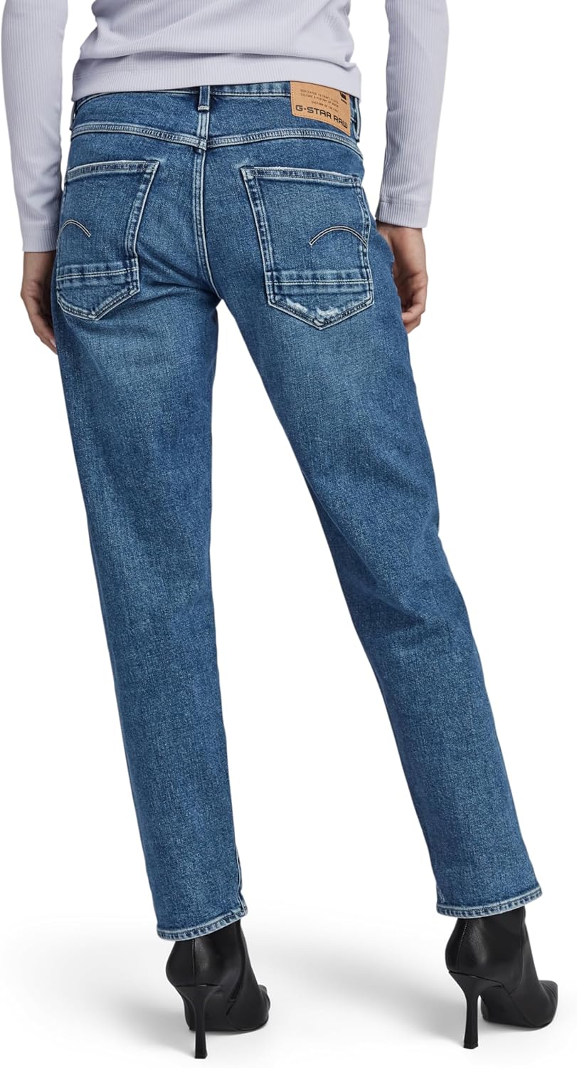 G-STAR RAW Damen Kate Boyfriend Jeans 29W / 30L Blau (Antique Faded Orinoco Blue Destroyed D15264-c0
