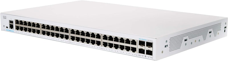 Cisco Business CBS350-48T-4G Managed Switch | 48 GE-Ports | 4 x 1G-SFP | Begrenzter Lebenszeitschutz