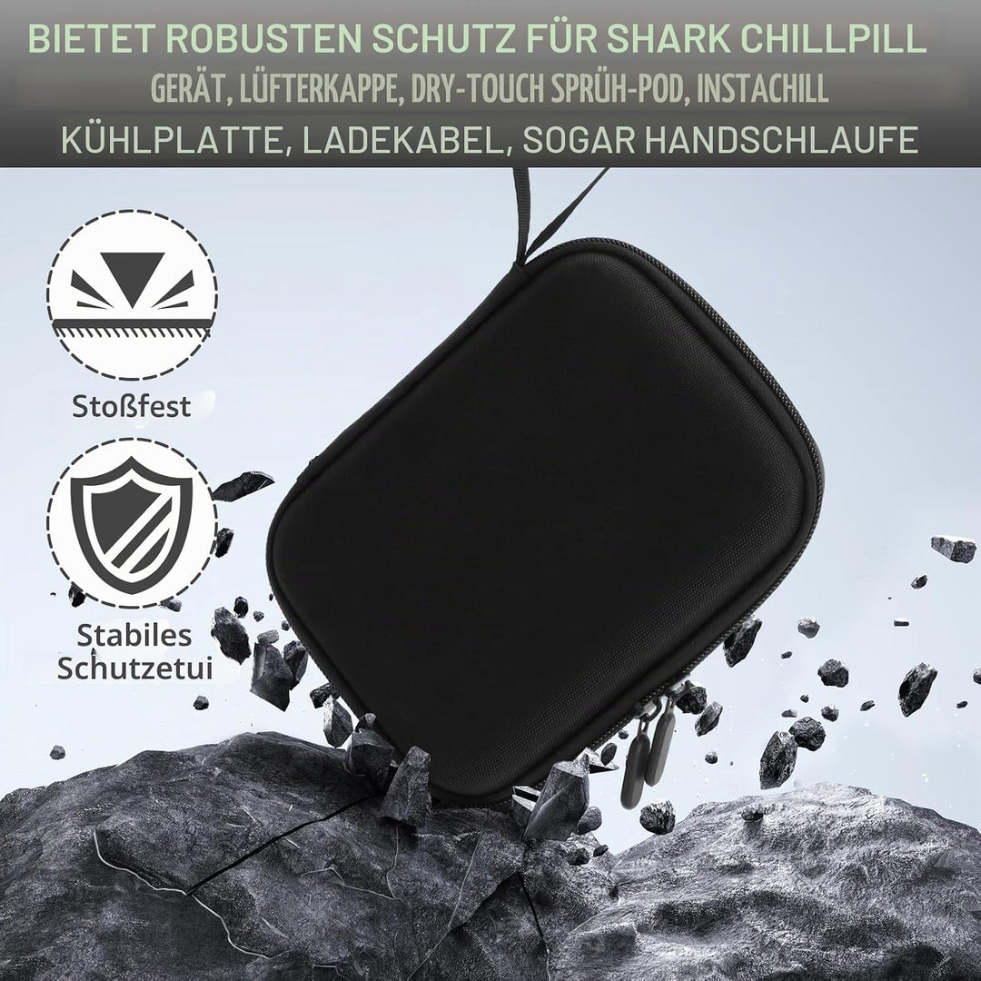 Hartschalen-Tragetasche, kompatibel mit Shark ChillPill, Hartschalen-Reiseetui, kompatibel mit Shark
