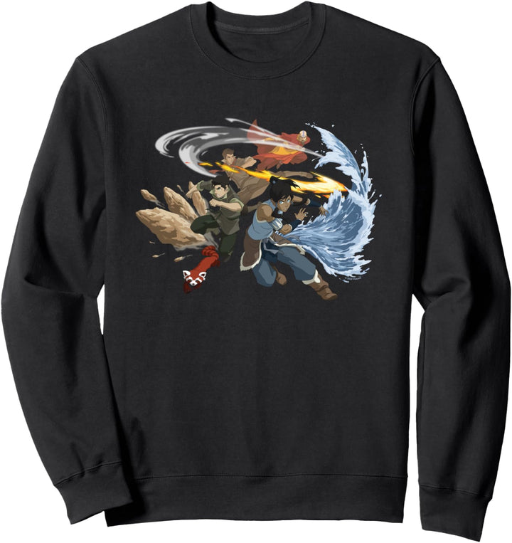 Avatar: Legend of Korra Mako, Bolin and Tenzin Sweatshirt