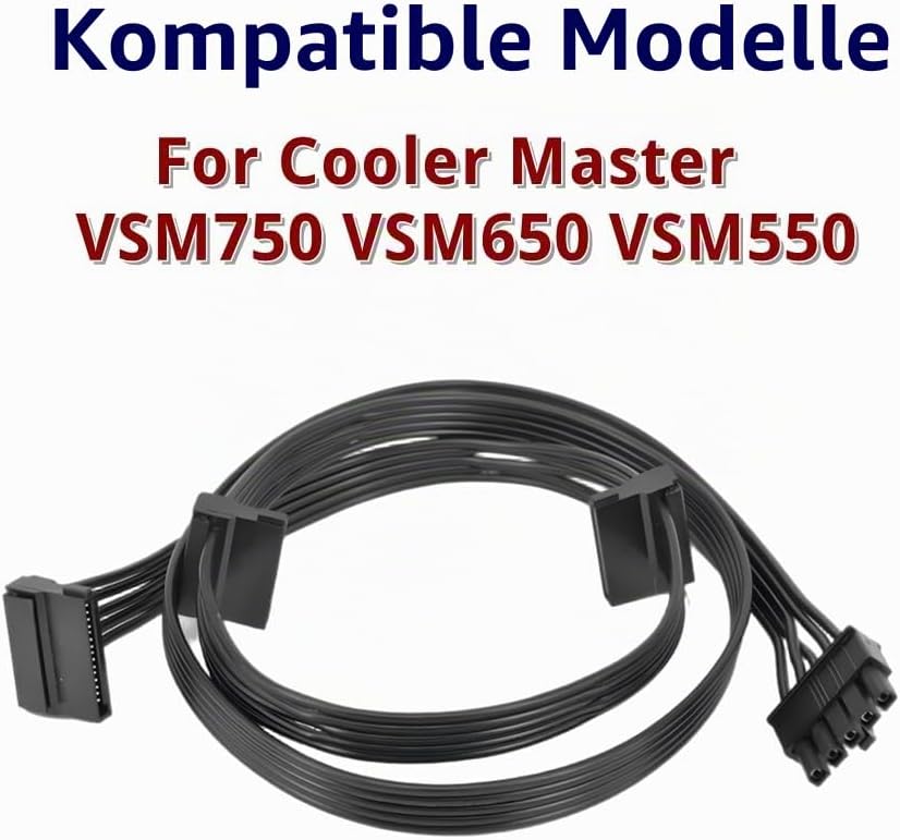 5Pin to 3 SATA-Stromversorgungskabel für Cooler Master VSM750 VSM650 VSM550 SATA Power Supply Cable