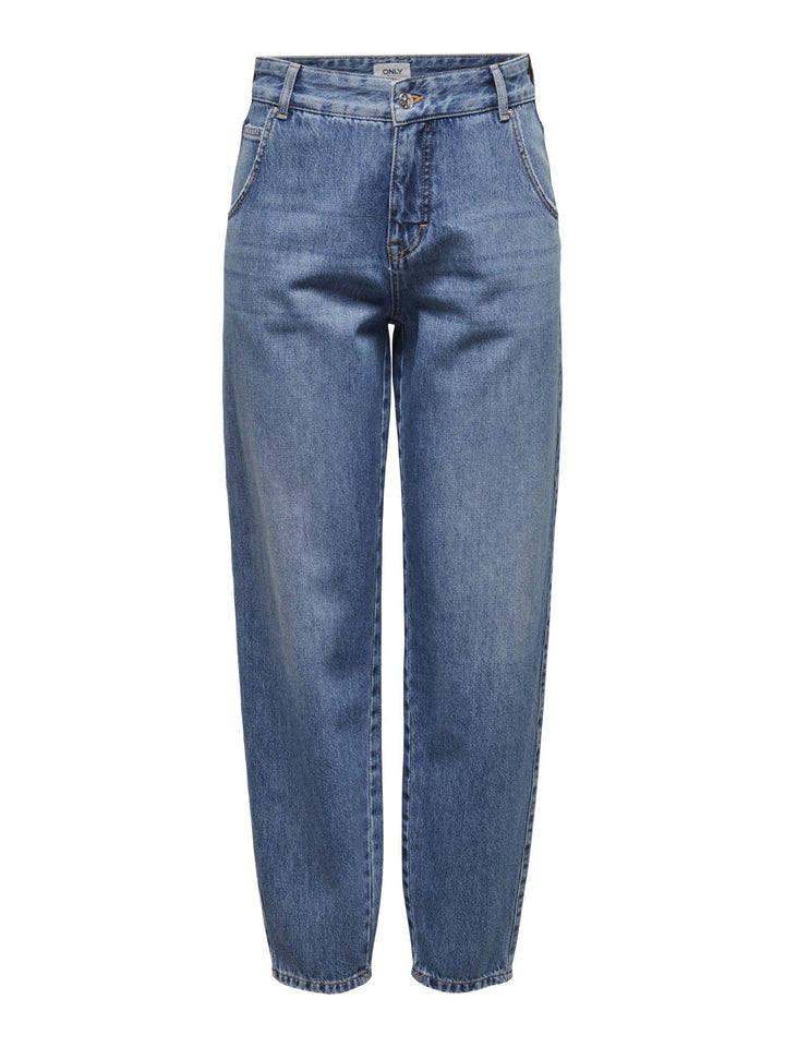 ONLY Female Karotte ONLTROY Hohe Taille Karotte Jeans XS / 32L Medium Blue Denim, XS / 32L Medium Bl