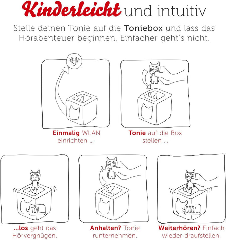 tonies Hörfiguren für Toniebox, Benjamin Blümchen – Benjamin Blümchen als Ritter, Hörspiel für Kinde