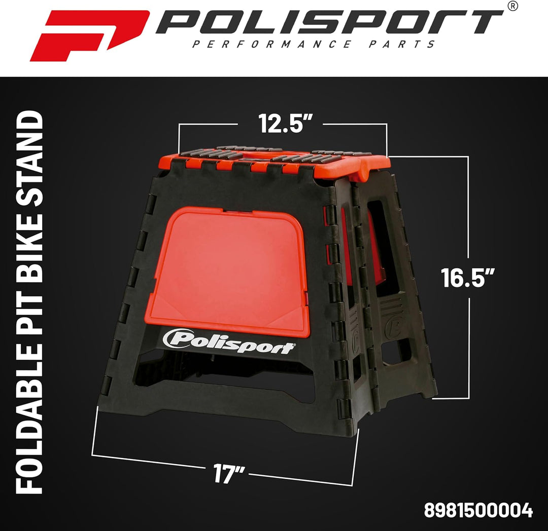 Polisport 8981500004 - Chevalet pliant en polypropylène et Caoutchouc, léger et facile à Transporter
