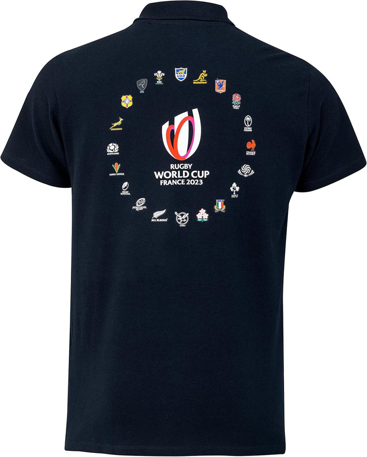 Rugby World Cup Polo RWC 20 Nationen – Offizielle Kollektion der Rugby-Weltmeisterschaft 2023 S Blau